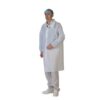 Blouse PLP non tissé blanc pressions poignets élastiqués — référence JP-BVS-0009 — JProfi Pro