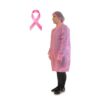 Blouse PLP non tissé rose pressions poignets élastiqués — référence JP-BVS-0013 — JProfi Pro