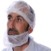 Cache barbe clip PLP non tissé blanc — référence JP-CAB-0021 — JProfi Pro