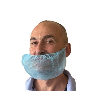 Cache barbe clip PLP non tissé bleu — référence JP-CAB-0022 — JProfi Pro