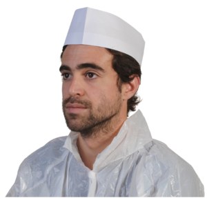 Calot papier blanc — référence JP-COC-0035 — JProfi Pro