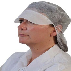 Casquette résille PLP non tissé blanc — référence JP-CO2-0039 — JProfi Pro
