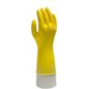 Gant de ménage latex jaune flocké coton Cat III — référence JP-GMP-0106 — JProfi Pro