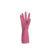 Gant de ménage latex rose flocké coton — référence JP-GMP-0107 — JProfi Pro