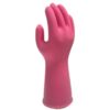 Gant de ménage latex rose flocké coton Cat III — référence JP-GMP-0108 — JProfi Pro