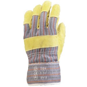 Gant docker croûte de bovin doublé coton — référence JP-GAM-0093 — JProfi Pro