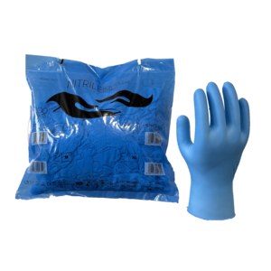 Gant nitrile bleu non poudré en sachet — référence JP-GJN-0123 — JProfi Pro