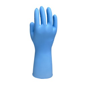 Gant nitrile bleu non poudré manchette longue — référence JP-GJN-0125 — JProfi Pro