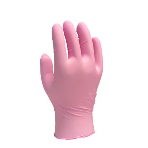 Gant nitrile rose non poudré — référence JP-GJN-0134 — JProfi Pro