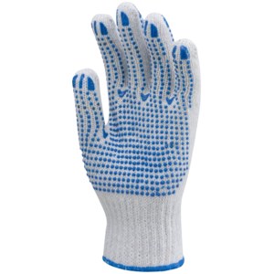 Gant tricoté avec picots bleus sur les deux faces — référence JP-GAM-0101 — JProfi Pro