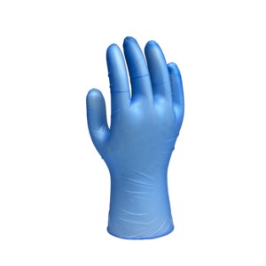 Gant vinyle bleu micro-poudré — référence JP-GJV-0143 — JProfi Pro