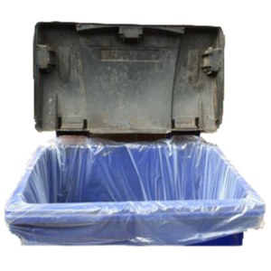 Housse conteneur 1100 L – transparent — référence JP-HOC-0162 — JProfi Pro