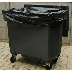 Housse conteneur 660 L – BD STD noir — référence JP-HOC-0184 — JProfi Pro
