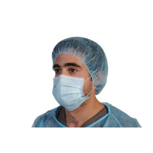 Masque PLP bleu 3 plis de chirurgie haute filtration à élastiques — référence JP-MHA-0238 — JProfi Pro