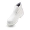 Mocassin haut blanc microfibre semelle PU coque composite - S2 — référence JP-CHC-0031 — JProfi Pro