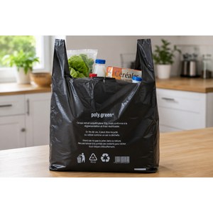 Sac bretelle BD noir en liasse – 30 + 14 x 54 cm — référence JP-SAB-0361 — JProfi Pro