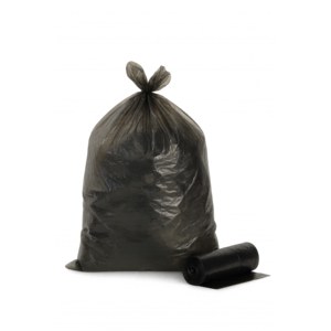 Sac poubelle 130 L haute densité – STD soudure étoile noir — référence JP-SPH-0484 — JProfi Pro