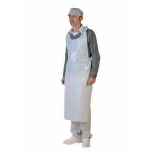 Tablier EXTRA PE BD gaufré blanc — référence JP-TAJ-0520 — JProfi Pro